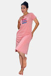 Sweetmoon Long T Shirt Nightdress - Pink — thumbnail 1